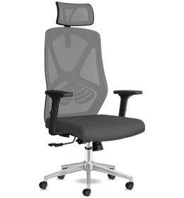 Resim Craft Başlıklı Gri Çalışma Koltuğu 