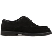 Resim Shoetyle - Siyah Süet Deri Bağcıklı Erkek Günlük Ayakkabı 250-1617-1195 Siyah 