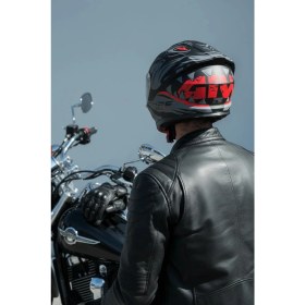 Resim Givi Gıvı 50.x Sharkbıte Mat / 1 Renkli 1 Şeffaf Vizörlü Motosiklet Kask 