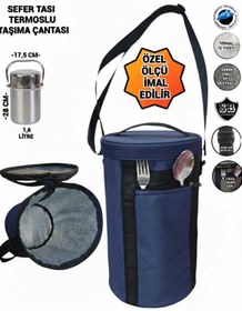 Resim SEVBAGS SEFERTASI TERMOSLU TAŞIMA ÇANTASI 1,6 LİTRE 
