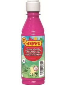 Resim Jovi 250 ML Pembe Guaj Boya Hazır Sulandırılmış Sıvı Pembe 