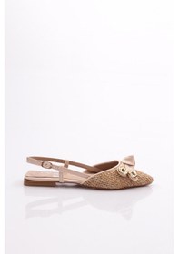 Resim Dgn 6008 Kadin Arkadan Bağlamali Babet 6008-424-R0152 Bej 