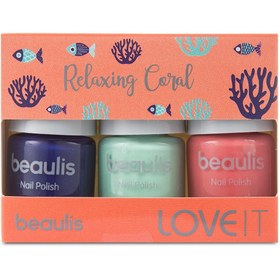 Resim Beaulis 3'lü Oje 80's Relax Coral Seri 