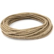 Resim Ars 6 mm 120 metre Jüt Halat Kendir Urgan - Dekoratif Halat 