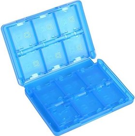 Resim Tnfeeon 3DS DSL DSI LL Oyun Kartları Için Tasarlanmış Plastik Kart Kutusu Kutu Tutucu, Yüksek Kapasiteli Oyun Kartı Kutusu Kutusu Depolama Snaps Kapalı (BLUE) 