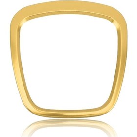 Resim Cbtx A4l / A6l / A8l / Q5 / Q7 İçin 3d Metal Etiket Araba Direksiyon İç Modifikasyon Aksesuarı, Kare Tip - Altın 