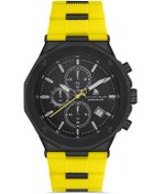 Resim Navimarine HH03 Chronograph Silikon Sarı Erkek Kol Saati 