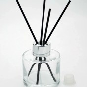 Resim Boş Silindir Bambu 100 ml ( 6 Adet ) Şeffaf Oda Şişesi 