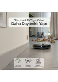 Resim Espumo Kompozit Süpürgelik 8 cm Açık Gri | Suya Dayanıklı Parke Duvar Süpürgelik 2,40 m ESP202 