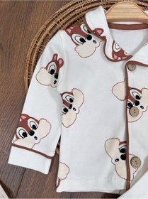 Resim Bebek Ve Çocuk Mevsimlik Pijama Takımı 4bb2 Beyaz 