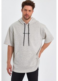 Resim Alexander Gardi Alexandergardi Kapüşonlu Oversize T-shirt Un-0098 001 