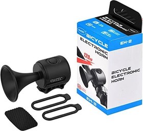 Resim Elektronik Pilli Bisiklet Kornası EH-2 120dB Elektrikli Su Geçirmez 