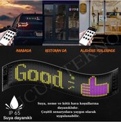 Resim Laraheiser VOLVO C30 uyumlu Araç İçi Dijital Ekran – 9 cm x 37 cm 16x64 RGB LED Matrix Panel 