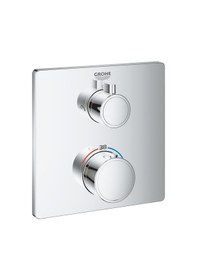 Resim Grohe Grohtherm Termostatik Banyo Duş Bataryası 2 Çıkışlı Divertörlü- 24079000 