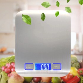 Resim Özssay Pratik Tf 1002 Hassas Ölçümlü Maksimum 5 kg Kapasiteli LED Ekran Platin Dijital Mutfak Tartısı 