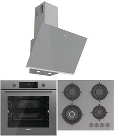 Resim Orion Gri Ankastre Set (3G1W - 10F - Orion Davlumbaz) 