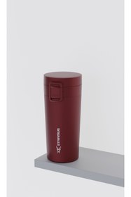 Resim Star Termos Locksip 380 ML / 13 OZ Çelik Termos - Bordo 