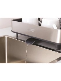 Resim Tekno Trust Paslanmaz Çelik Rethink 2 Parça Paslanmaz Çelik Bulaşıklık ve Sıvı Sabunluk Seti 85189 Gri 