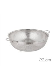 Resim Porsima Bls-ks-22 Kulplu Paslanmaz Çelik Süzgeç Mutfak Eleği Meyve Ve Sebze Yıkama Aparatı Kevgir 22cm Çelik 