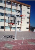 Resim Adelinspor Basketbol Potası Üçlü Grup Kademeli Yük 10 MM Cam 