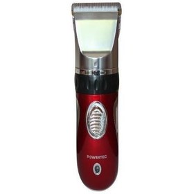 Resim Powertec TR-1200 8 Başlıklı Şarjlı Kuru Saç-Sakal Çok Amaçlı Tıraş Makinesi 