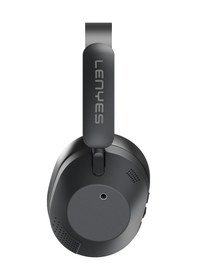 Resim Lenyes ANC Özellikli ENC Teknolojili Kulak Üstü Bluetooth Kulaklık Lenyes LH28 v5.4 Siyah 