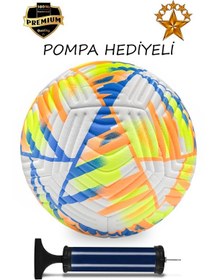 Resim Alastor Futbol Topu Kaliteli Sert Zemin Futbol Topu Turuncu 