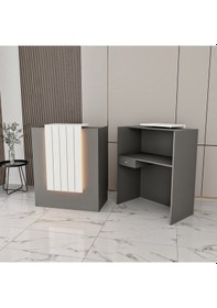 Resim Blackros 1 Çekmeceli Ledli Karşılama Banko 