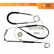 Resim VW EOS 1F7 1F8 2006-2015 Convertible İçin Sol Cam Kriko Tamir Set 