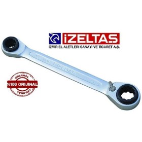 Resim İzeltaş 0335 10x13x17x19 Çoklu Yıldız Cırcır Anahtar 