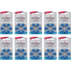Resim Rayovac 675 Numara İşitme Cihazı (Kulaklık) Pil 6lı 10 Paket 
