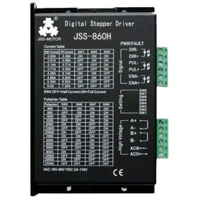 Resim Jss-motor Jss-860h ,24v..110vac/dc 7.2a 2-faz/4-kablo Fanlı Step Sürücü 