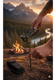 Resim Gerber Çok Fonksiyonlu Çekiçli Pense + Bez Taşıma Çantası Era06937 Siyah 