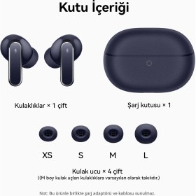 Resim HUAWEI Freebuds Pro 5 Mavi TWS Kulak İçi Bluetooth Kulaklık, Çift Sürücülü Yapay Zeka Gürültü Engelleme 