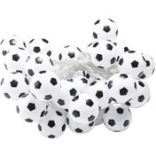Resim Shineyee Futbol Şekilli Led Işık Süreci 3m 20 Işık Ev Bar Ktv Dünya Kupası Temalı Sıcak Beyaz Sabit Aydınlatma Dekorasyon Pil Dahil Değil 