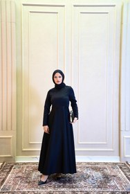 Resim MOOLİSA Esil Siyah Tesettür Abiye 