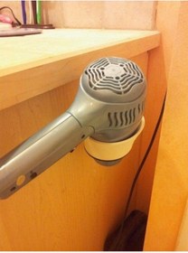 Resim Bi'şeyler Sepeti Saç Kurutma Makinesi Duvar Dolap Kılıfı Tutucu Askısı Standı 