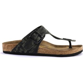 Resim Slazenger LUKE Erkek Parmak Arası Plaj Haki Kamuflaj Terlik 