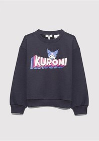 Resim Mavi Kuromi Kömür Siyah Kız Çocuk Sweatshirt M7s10139-70087 Kömür Siyah 