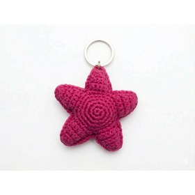 Resim dogohandmade Yıldız Işığı: El Örgüsü Amigurumi Çanta Maskotu & Anahtarlık (Fuşya) 