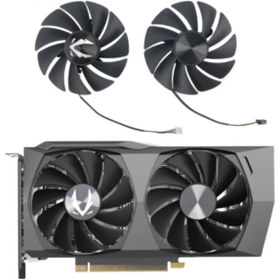 Resim Zotac Yeni 88mm Ga92s2u Rtx3060ti Rtx3060 Ti Gpu Oyun Rtx 3060 Fan 