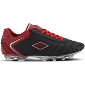 Resim Slazenger HUGO KR Erkek Halı Saha Siyah / Kırmızı Futbol Ayakkabısı 