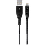 Resim ExtremeCable Ekstra Dayanıklı iPhone Lightning Şarj Kablosu 150cm Siyah Ttec