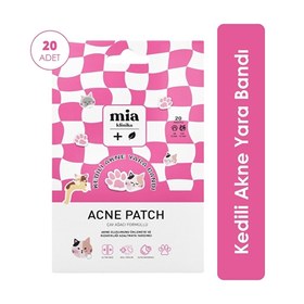 Resim Mia Klinika Sivilce Karşıtı Kedili Akne Bandı 20 Adet 