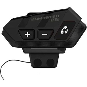 Resim Knmaster Kn550 Bluetooth İntercom Siyah 