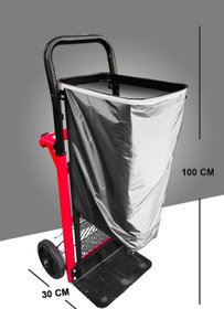 Resim PROXTECH Pratik Genel Kuklanım Yükseklik Ayarlı Çok Amaçlı El Arabası Yük Taşıma Arabası 