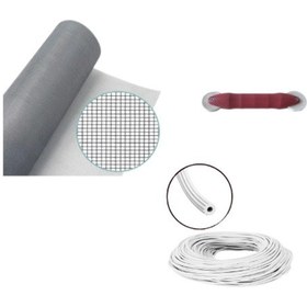 Resim Netpen 3'lü Sineklik Seti 1000x80 Cm Tül, 28 Mt. Beyaz Conta, Fitil Çekme Aparatı 1000x80 Cm 