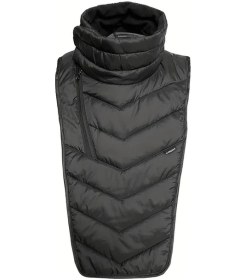 Resim Willowhaven Siyah Kışlık Rüzgar Geçirmez Atkı - Motosikletçi Göğüs Ve Boyun Koruyucu Isıtmalı Atkı 