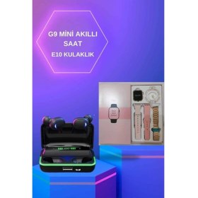 Resim Zero Land Zeroshop Kadınlara Özel Bileklik Hediyeli Akıllı Saat ve Dijital Göstergeli Anc Özellikli Bluetooth Kulaklık 