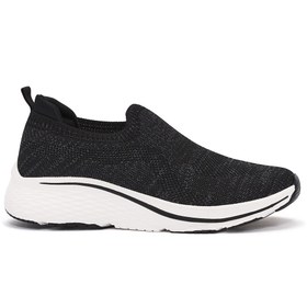 Resim Derimod Zero Kadın Siyah Kalın Tabanlı Kumaş Sneaker 25SFE49536F 